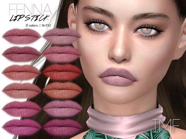 Sims 4 IMF Fenna Lipstick N.233 by IzzieMcFire at TSR