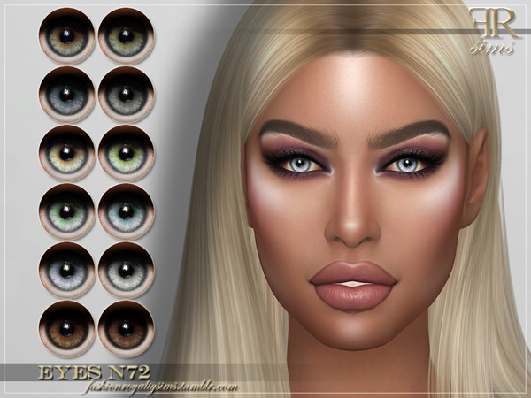 Sims 4 FRS Eyes N72 by FashionRoyaltySims at TSR