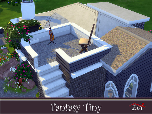 Sims 4 Fantasy Tiny house by evi at TSR