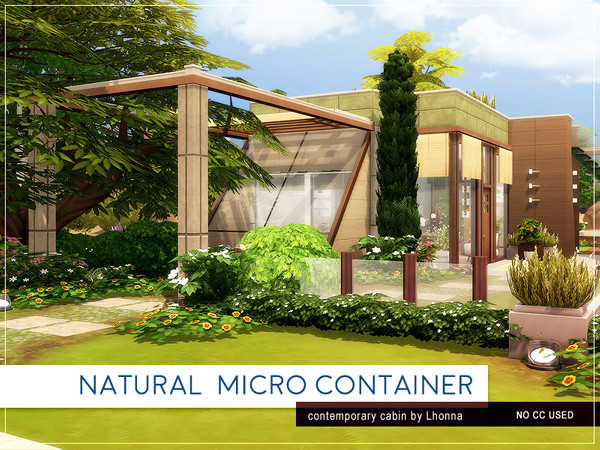 Sims 4 Natural Micro Container by Lhonna at TSR