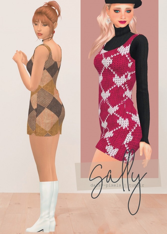Sims 4 Sally Dress at Daisy Pixels