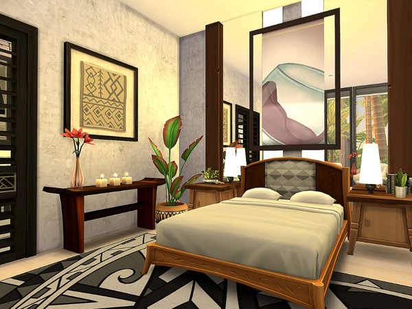 Sims 4 Modern Sulani Home by Sarina Sims at TSR