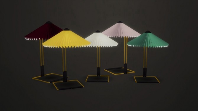 Sims 4 MATIN TABLE LAMP at Meinkatz Creations