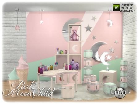 Moonchild kids bedroom part 2 by jomsims at TSR