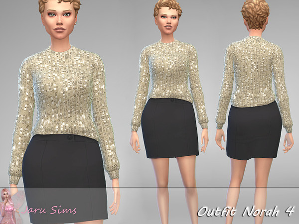 Sims 4 Outfit Norah 4 by Jaru Sims at TSR