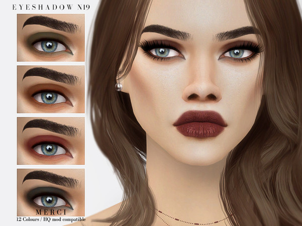 Sims 4 Eyeshadow N19 by Merci at TSR