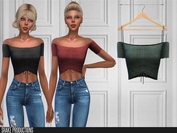 Sims 4 371 Top by ShakeProductions at TSR