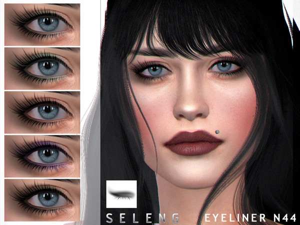 Sims 4 Eyeliner N44 by Seleng at TSR