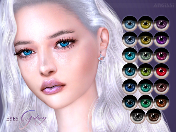 Sims 4 Galaxy eyes by ANGISSI at TSR