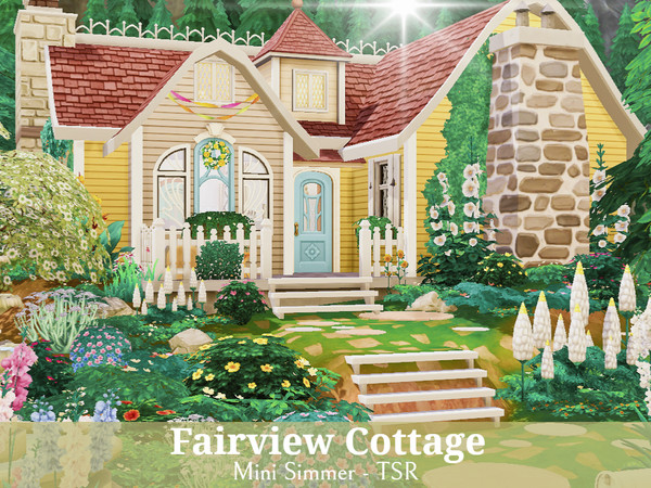 Sims 4 Fairview Cottage by Mini Simmer at TSR