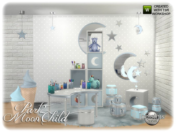 Sims 4 Moonchild kids bedroom part 2 by jomsims at TSR