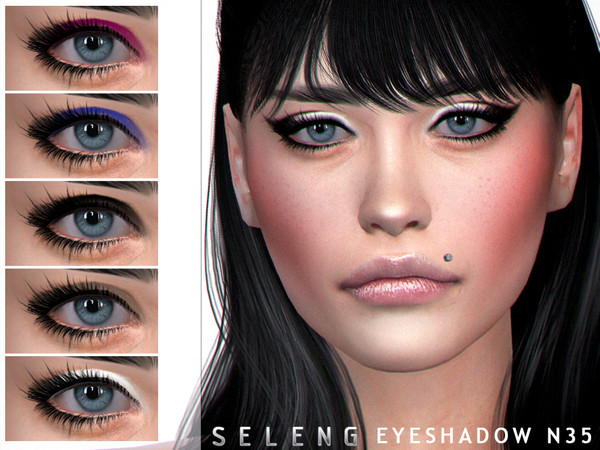 Sims 4 Eyeshadow N35 by Seleng at TSR