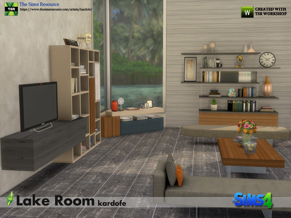 Sims 4 Lake Room by kardofe at TSR