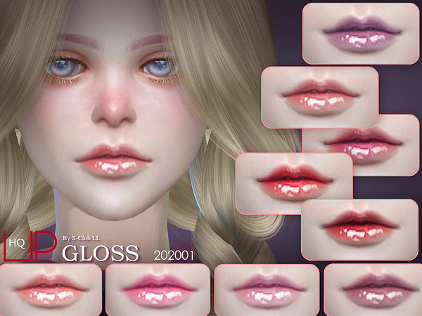 Sims 4 Lipstick 202001 by S Club LL at TSR