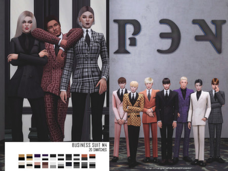 Business suit m4 by HelgaTisha at TSR