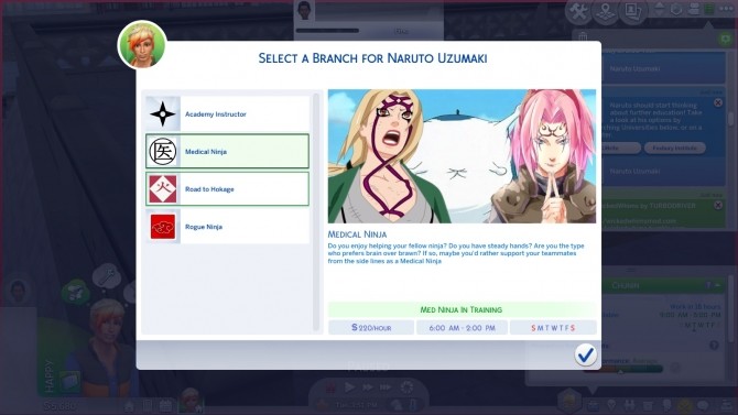 Sims 4 Naruto Ninja Career by RayBreeder7 at Mod The Sims