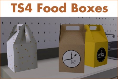Food boxes recolors of LeoSims’ Mini Package at Riekus13