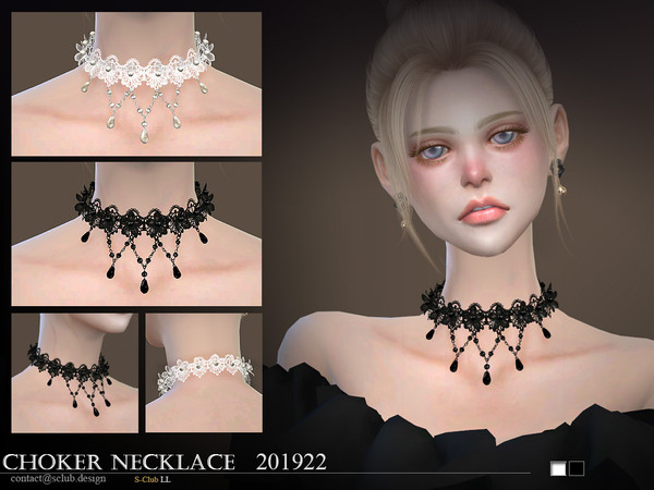 Sims 4 Necklace 201922 by S Club LL at TSR