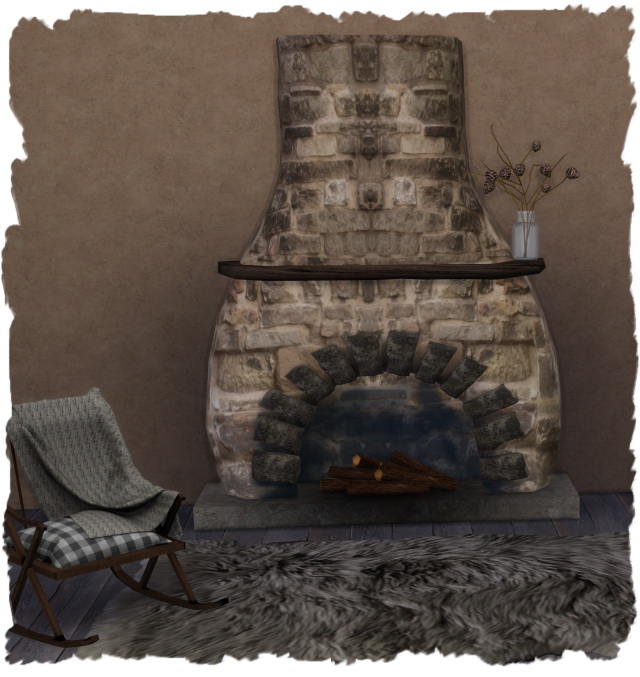 Sims 4 Freeasabirds fireplace 5 recolors by Chalipo at All 4 Sims