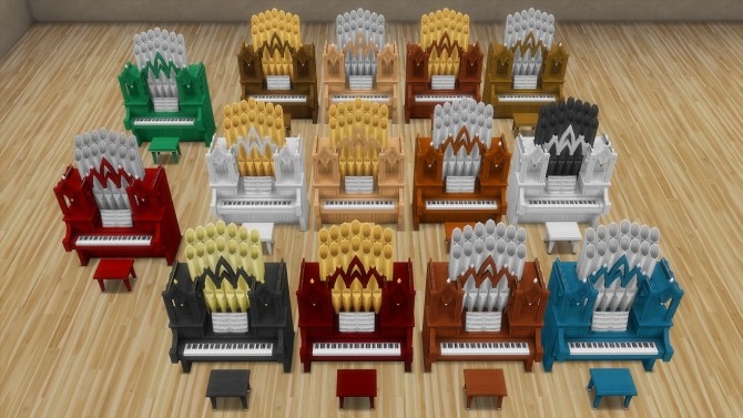 Sims 4 Pipe organ by hippy70 at Mod The Sims