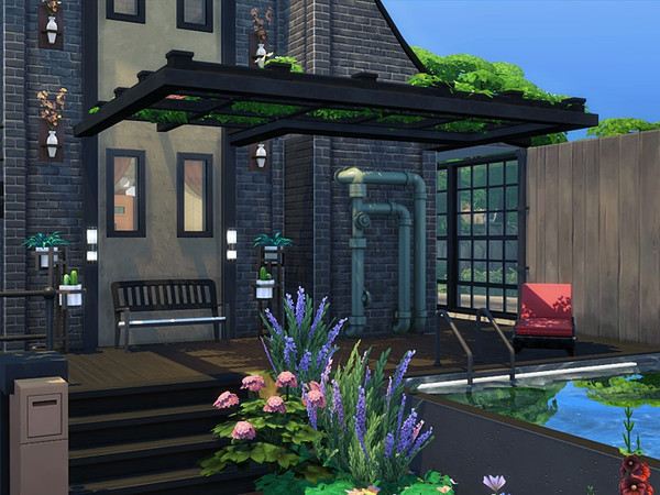 Sims 4 MINIMA house by marychabb at TSR