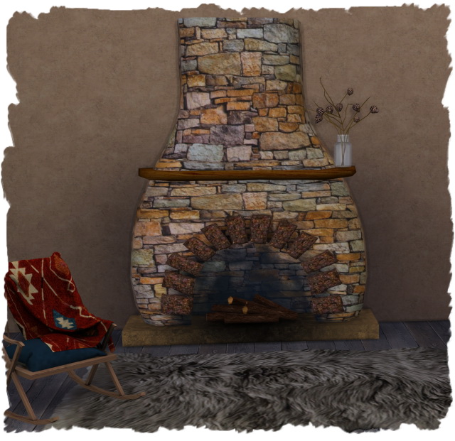 Sims 4 Freeasabirds fireplace 5 recolors by Chalipo at All 4 Sims