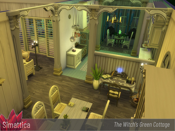 Sims 4 The Witchs Green Cottage by Simattica at TSR