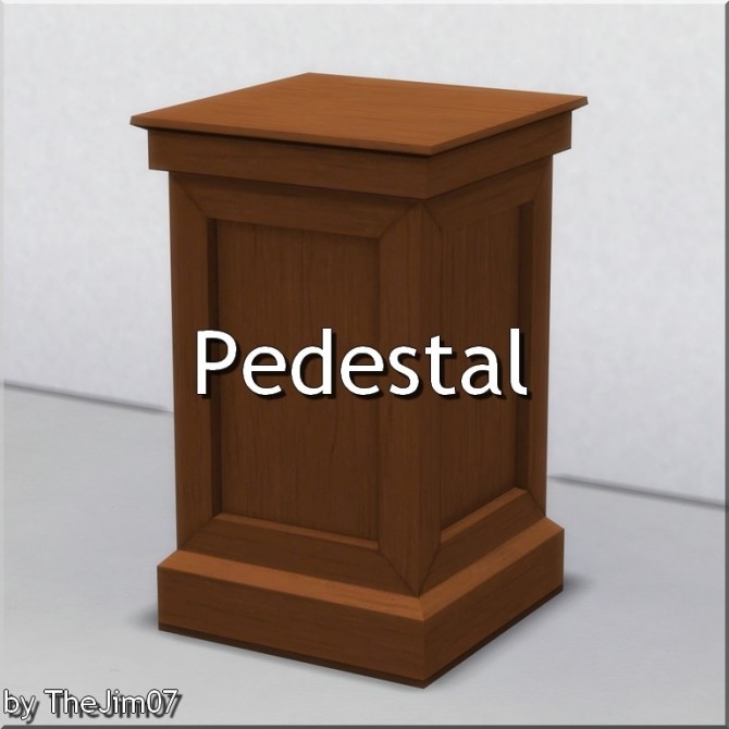 Sims 4 Pedestal by TheJim07 at Mod The Sims