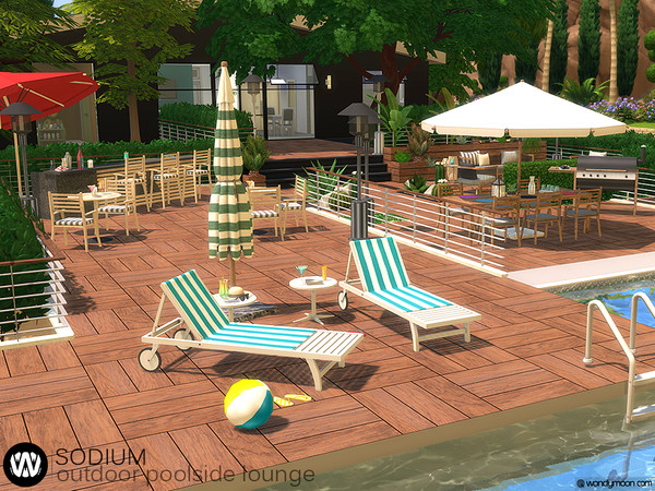 Sims 4 Sodium Outdoor Dining by wondymoon at TSR