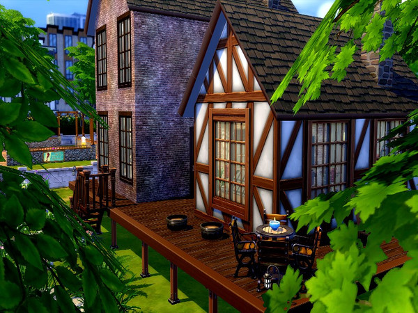 Sims 4 Old Mill No CC by GenkaiHaretsu at TSR