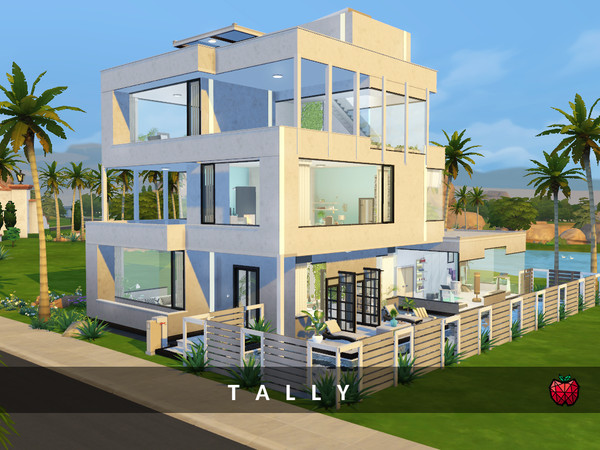 Sims 4 Tally house by melapples at TSR