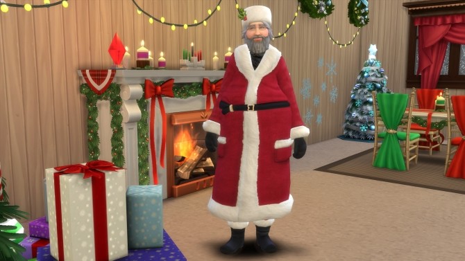 Sims 4 Father Winter As Santa Default Replacement by Simaginarium at Mod The Sims