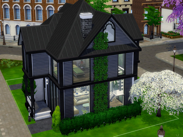 Sims 4 Midnight Road house by LJaneP6 at TSR