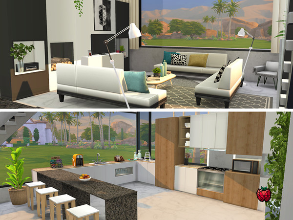 Sims 4 Tally house by melapples at TSR