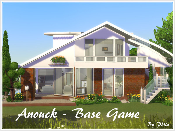 Sims 4 Anouck house by philo at TSR