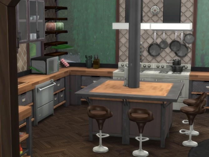 Sims 4 Woody Cabin Home by marxeen at Mod The Sims