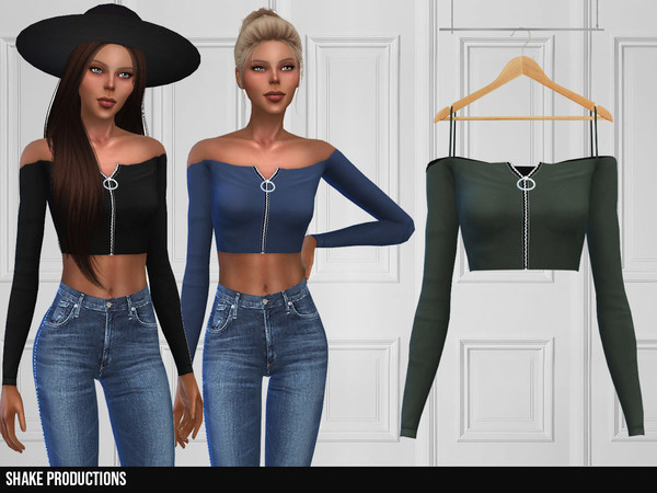 Sims 4 357 Top by ShakeProductions at TSR