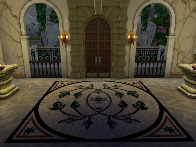 Sims 4 Set of Antique Roman Rugs at Anna Quinn Stories