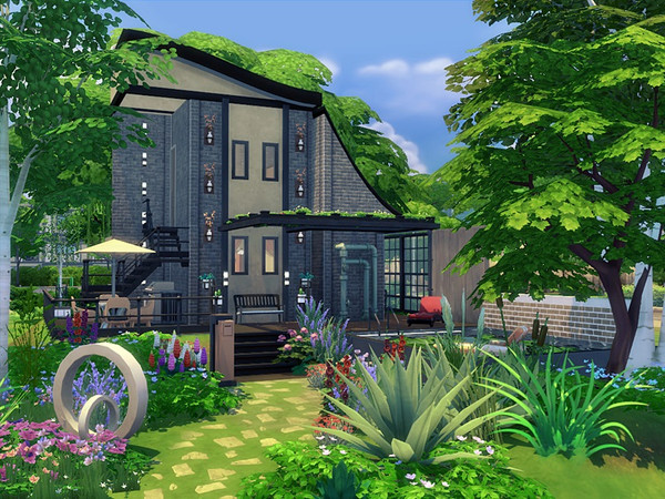Sims 4 MINIMA house by marychabb at TSR