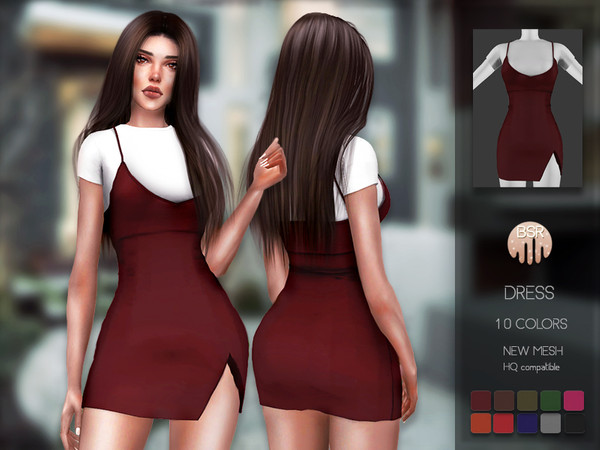 Sims 4 Dress BD170 by busra tr at TSR
