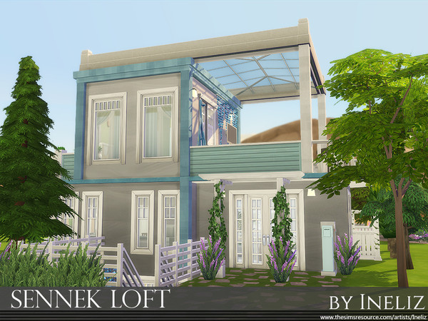 Sims 4 Sennek Loft by Ineliz at TSR
