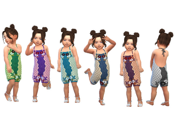 Sims 4 T55 Toddler romper by TrudieOpp at TSR