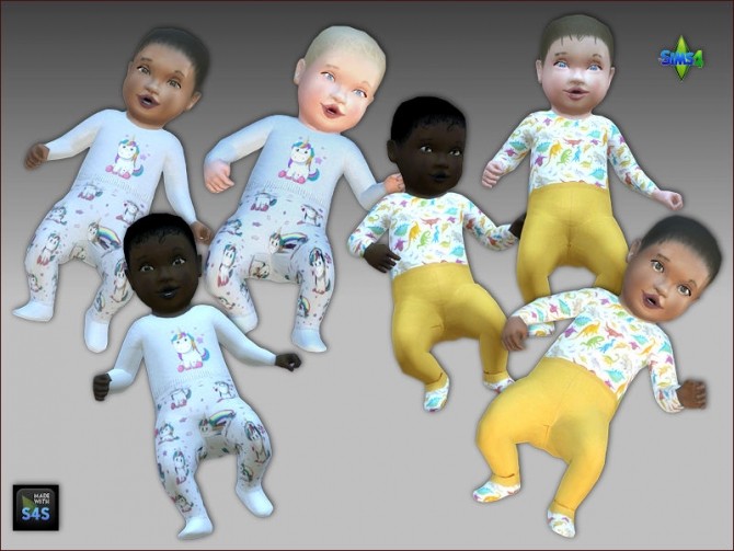 Sims 4 Default Replacements Babyskins by Mabra at Arte Della Vita