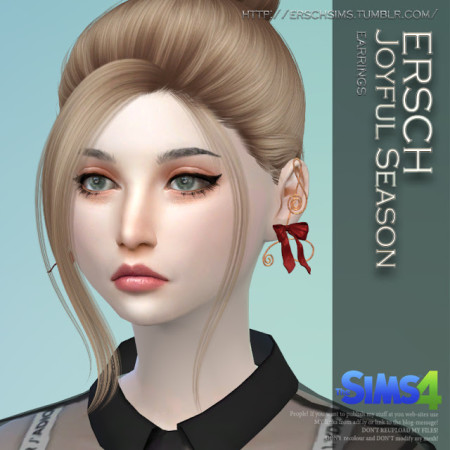 Joyful Season Earrings at ErSch Sims