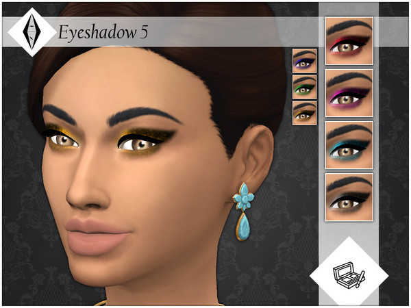 Sims 4 Eyeshadow 5 by AleNikSimmer at TSR