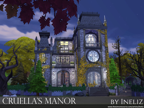 Sims 4 Cruellas Manor by Ineliz at TSR