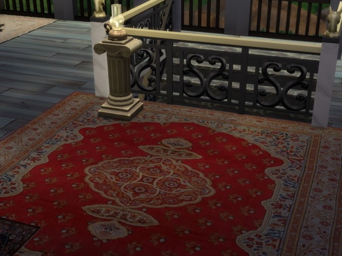 Sims 4 Set of Antique Persian Rugs at Anna Quinn Stories