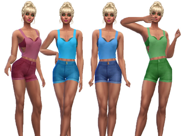 Sims 4 Short outfit by TrudieOpp at TSR