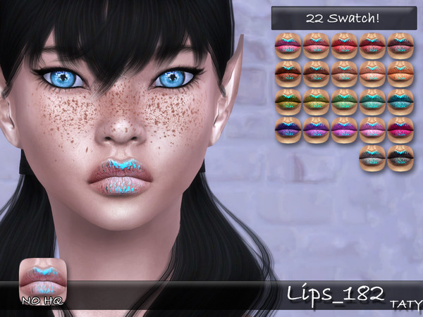 Sims 4 Lips 182 by tatygagg at TSR