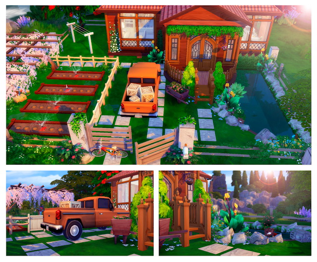 Sims 4 Tiny Farm at Lily Sims
